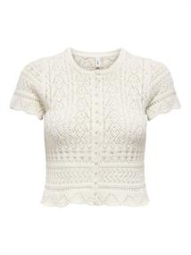 ONLELKE LIFE SS PEARL CARDIGAN KNT birch
