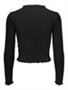 ONLELLA L/S WRAP FRILL TOP JRS black1