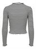 ONLELLA L/S WRAP FRILL TOP JRS black2