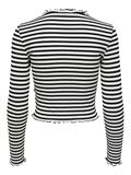 ONLELLA L/S WRAP FRILL TOP JRS black2