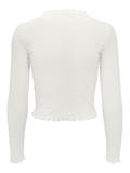 ONLELLA L/S WRAP FRILL TOP JRS cloud dancer