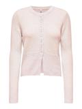 ONLELLA LS BUTTON O-NECK CARDIGAN KNT romance rose