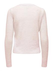 ONLELLA LS BUTTON O-NECK CARDIGAN KNT romance rose