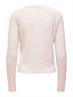 ONLELLA LS BUTTON O-NECK CARDIGAN KNT romance rose