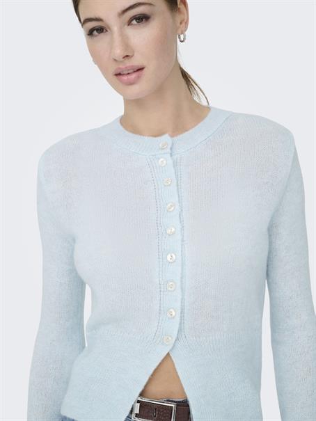ONLELLA LS BUTTON O-NECK CARDIGAN KNT winter sky