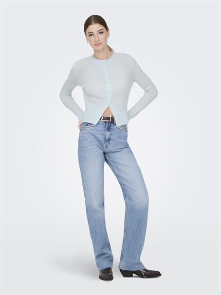 ONLELLA LS BUTTON O-NECK CARDIGAN KNT winter sky