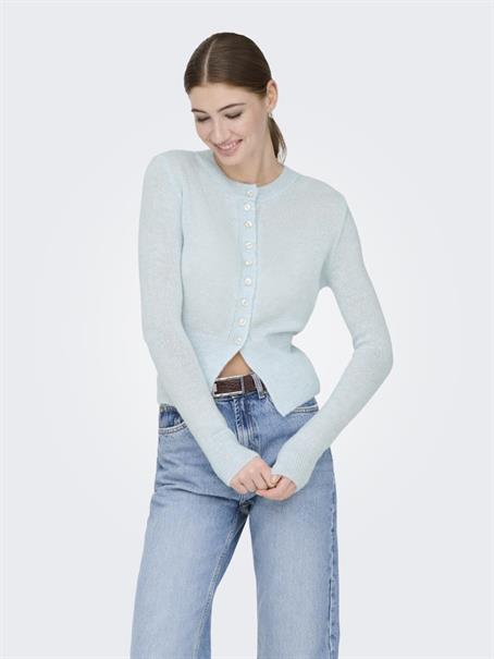 ONLELLA LS BUTTON O-NECK CARDIGAN KNT winter sky