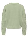 ONLELLY LIFE LS CABLE O-NECK CC KNT desert sage