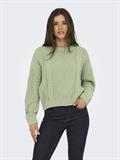 ONLELLY LIFE LS CABLE O-NECK CC KNT desert sage