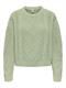 ONLELLY LIFE LS CABLE O-NECK CC KNT desert sage