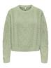 ONLELLY LIFE LS CABLE O-NECK CC KNT desert sage