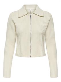 ONLELLY LIFE LS POLO ZIP CARDIGAN CC KNT baby's breath