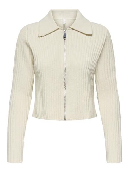 ONLELLY LIFE LS POLO ZIP CARDIGAN CC KNT baby's breath