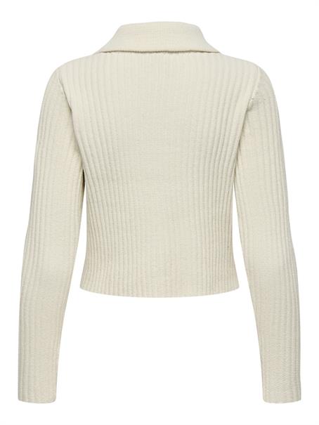 ONLELLY LIFE LS POLO ZIP CARDIGAN CC KNT baby's breath