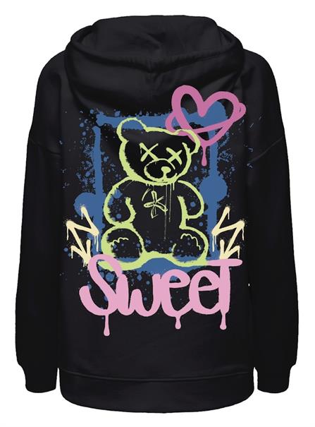 ONLELODIE L/S GRAFITTI HOOD BOX CS SWT black4