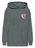 ONLELODIE L/S GRAFITTI HOOD BOX SWT balsam green