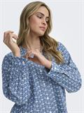 ONLELVIRA LS PRINT DNM SHIRT GUA medium blue denim