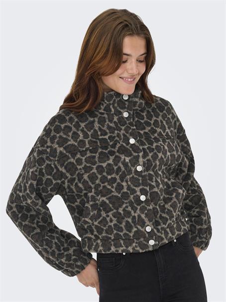 ONLEMILIA LIFE SHORT LEO JACKET CC OTW fungi
