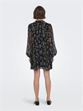 ONLEMILIE LIFE L/S SHORT DRESS WVN black