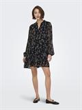ONLEMILIE LIFE L/S SHORT DRESS WVN black