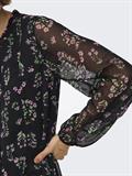 ONLEMILIE LIFE L/S SHORT DRESS WVN black