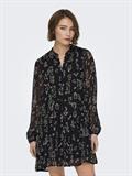 ONLEMILIE LIFE L/S SHORT DRESS WVN black