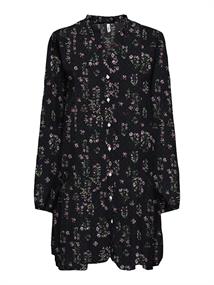 ONLEMILIE LIFE L/S SHORT DRESS WVN black