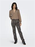 ONLEMILY-ANLIE HW STR AOP PANT PNT black
