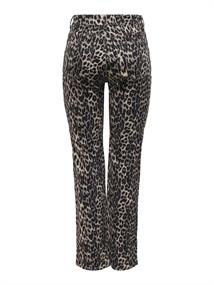 ONLEMILY-ANLIE HW STR AOP PANT PNT black