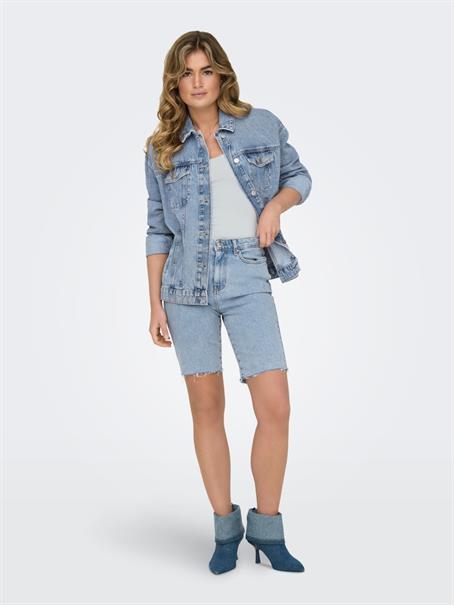 ONLEMILY HW LONG DNM SHORTS CRO741 NOOS light blue denim