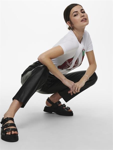 ONLEMILY HW ST ANK FAUX LEATHER PNT NOOS black
