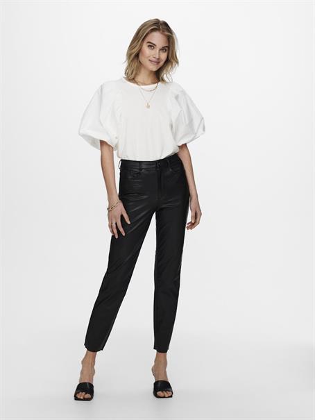 ONLEMILY HW ST ANK FAUX LEATHER PNT NOOS black