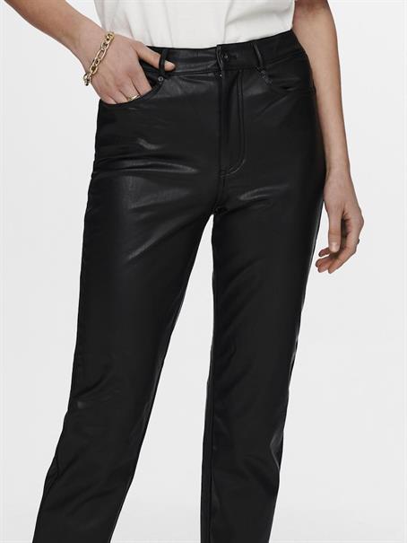 ONLEMILY HW ST ANK FAUX LEATHER PNT NOOS black