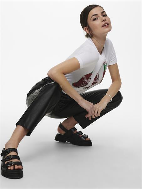 ONLEMILY HW ST ANK FAUX LEATHER PNT NOOS black