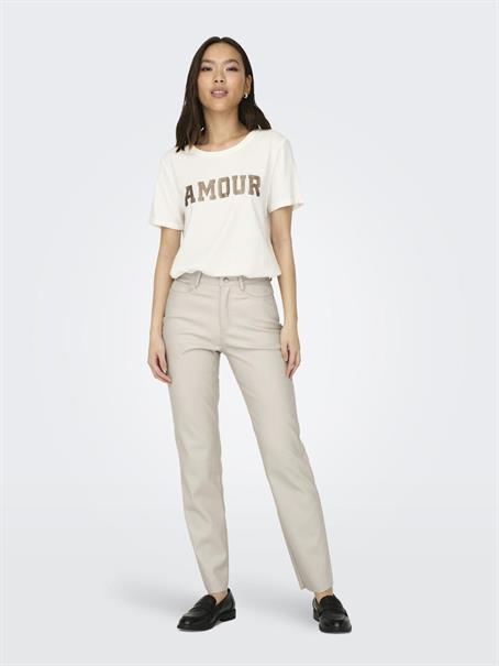 ONLEMILY HW ST ANK FAUX LEATHER PNT NOOS silver lining