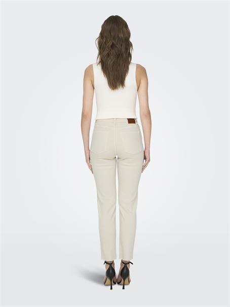 ONLEMILY HW ST RW CRPANK DNM COL NOOS ecru 1