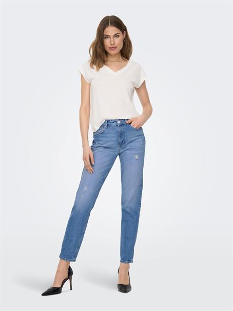 ONLEMILY HW STR ANK DST DNM REA697 NOOS light blue denim