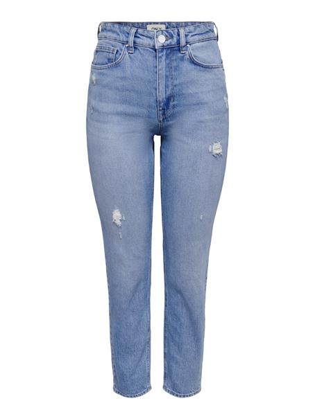 ONLEMILY HW STR ANK DST DNM REA697 NOOS light blue denim