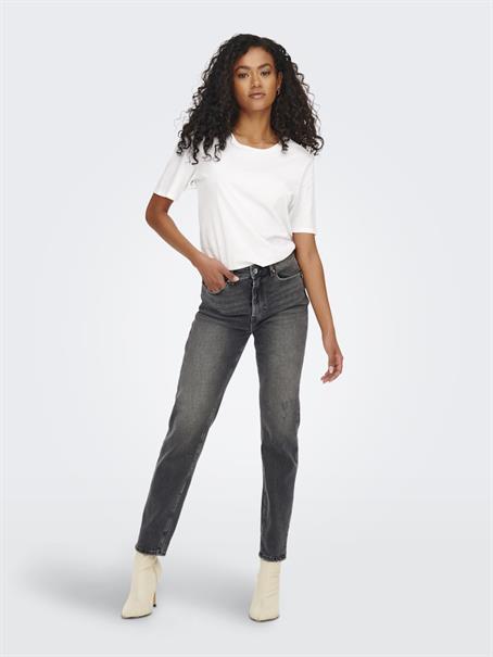 ONLEMILY STRETCH HW ST ANK CRO614 NOOS dark grey denim