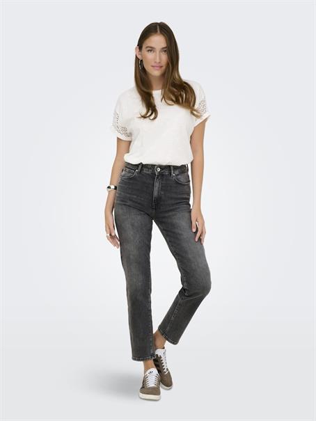 ONLEMILY STRETCH HW ST ANK CRO614 NOOS dark grey denim