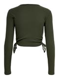 ONLEMMA L/S CROPPED CUT OUT SOLID TOP NN kalamata