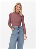 ONLEMMA L/S HIGH NECK TOP NOOS JRS rose brown