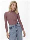 ONLEMMA L/S HIGH NECK TOP NOOS JRS rose brown