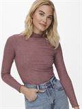 ONLEMMA L/S HIGH NECK TOP NOOS JRS rose brown