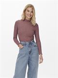 ONLEMMA L/S HIGH NECK TOP NOOS JRS rose brown