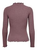 ONLEMMA L/S HIGH NECK TOP NOOS JRS rose brown
