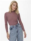 ONLEMMA L/S HIGH NECK TOP NOOS JRS rose brown