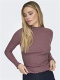 ONLEMMA L/S HIGH NECK TOP NOOS JRS rose brown