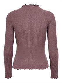 ONLEMMA L/S HIGH NECK TOP NOOS JRS rose brown