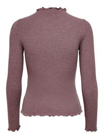ONLEMMA L/S HIGH NECK TOP NOOS JRS rose brown